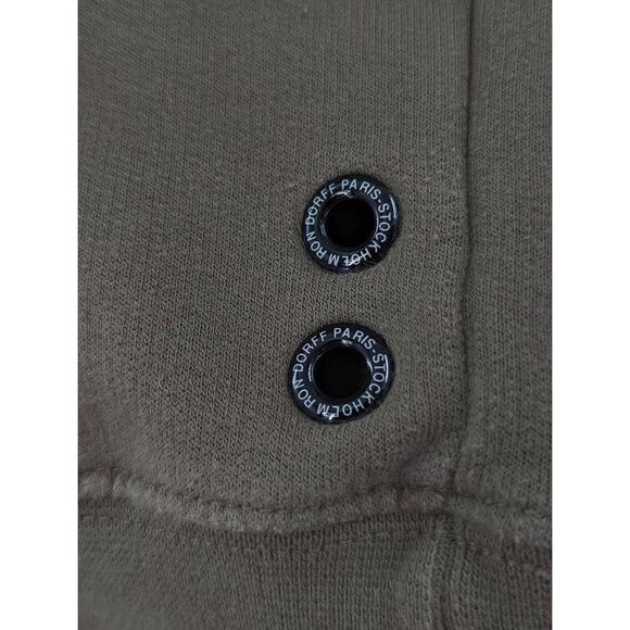 Ron Dorff Mens Statement Sweatshirt Crew Neck  khaki green Large - Picture 5 of 9